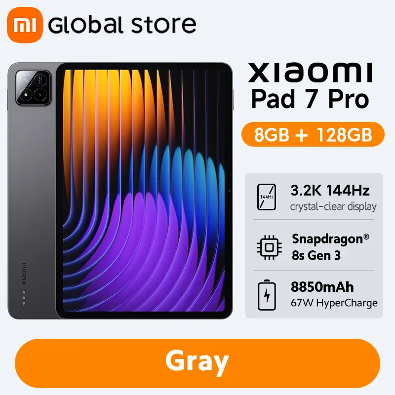 新型グローバル版 Xiaomi Pad 7 Pro Snapdragon 8s Gen 3 CPU 11.2