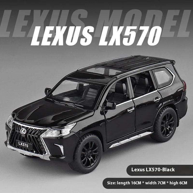 1/32 LEXUS LX570 SUV Alloy Off Road Diecast Metal Model Fine Model - Picture 16 of 22