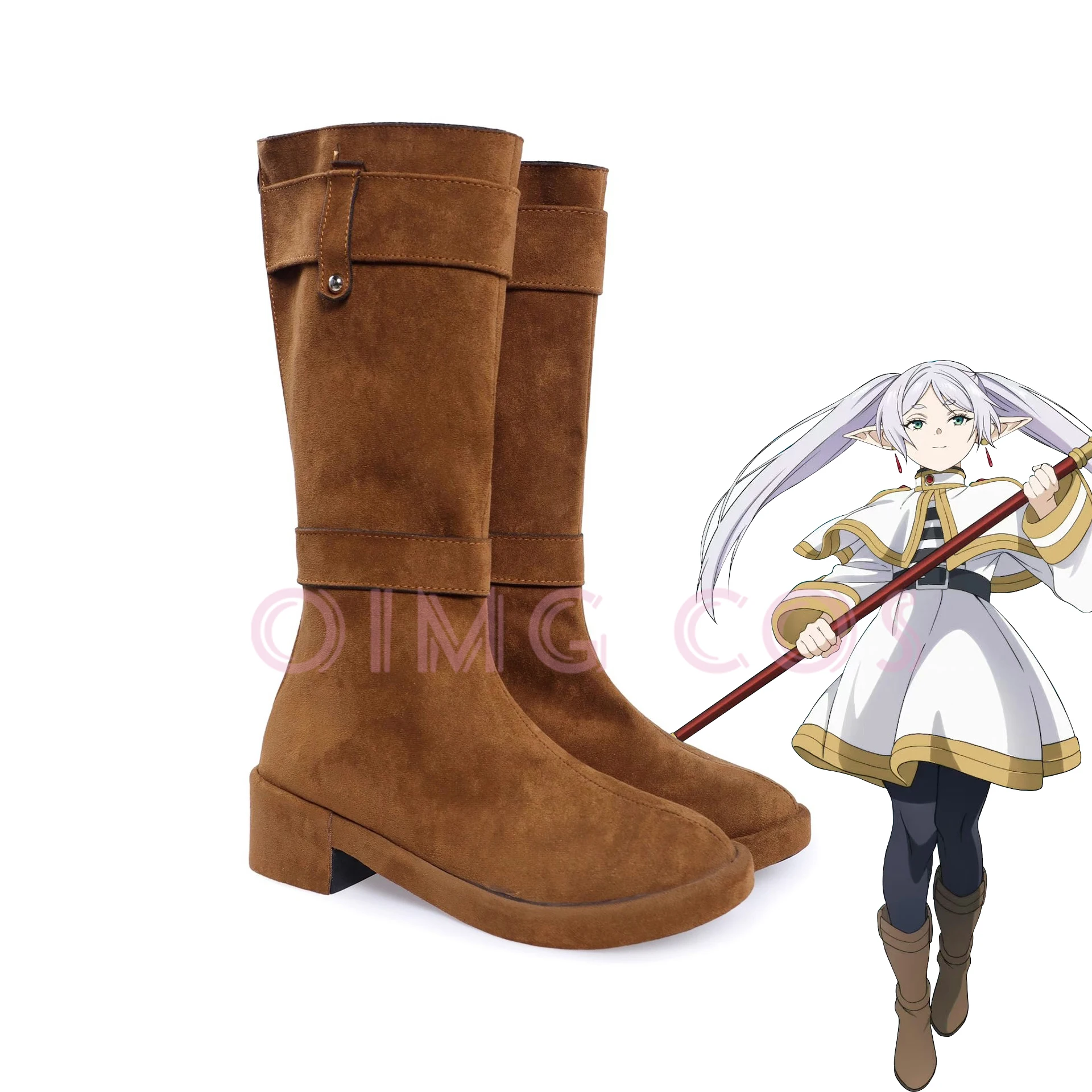 Frieren au funéraire Frieren Cosplay chaussures Anime Style chinois Halloween pour hommes jeu