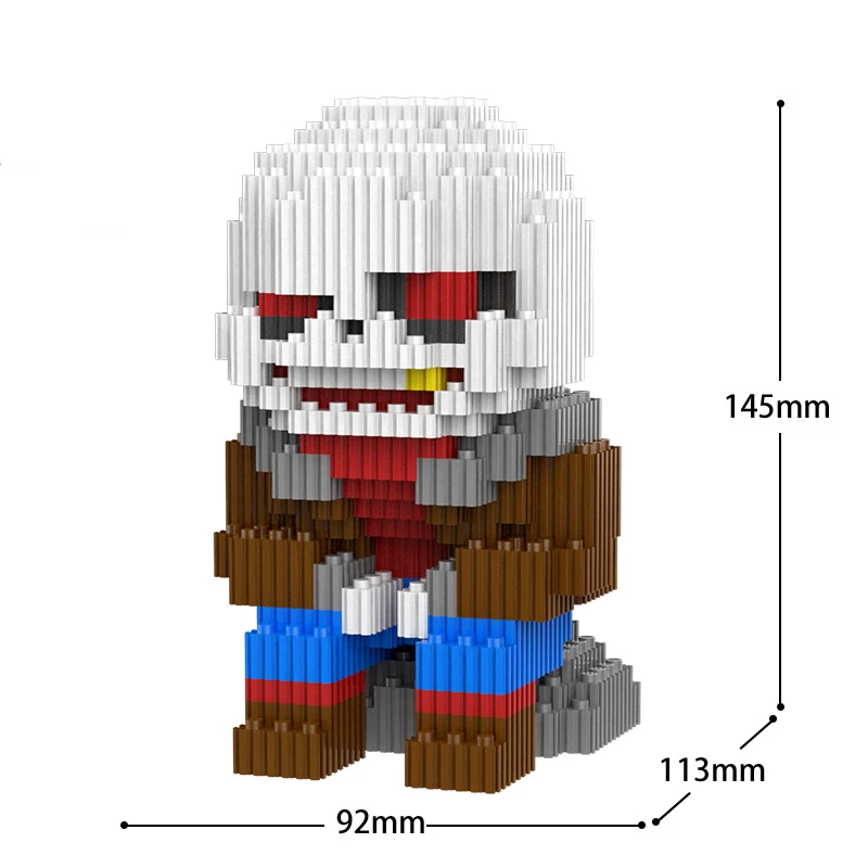 Undertale Figure Ink!sans Building Blocks Figure Styles Assemble Gifts For  Kids Ink Figure For Men Model Doll Handmade Toys - AliExpress