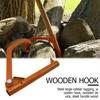 Roller Felling Lever Garden Backyard Lifter Log Peavy Rustproof Cant Hook Tools Hook Home Garden Hand Tools for Cutting Wood 2