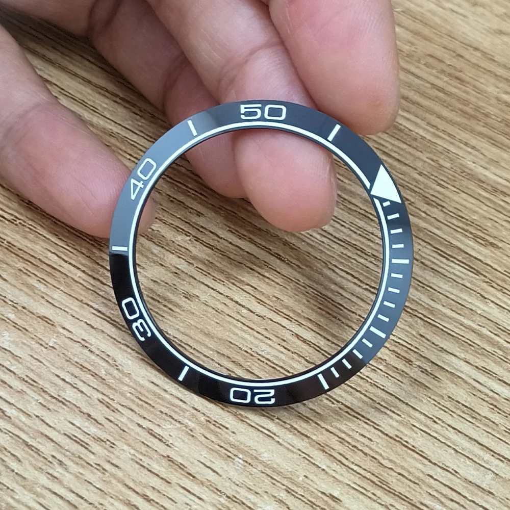 Наружный диаметр 41 мм внутри 32,3 мм Мужские наручные часы керамические часы ободок подходит для Parnis PA6032