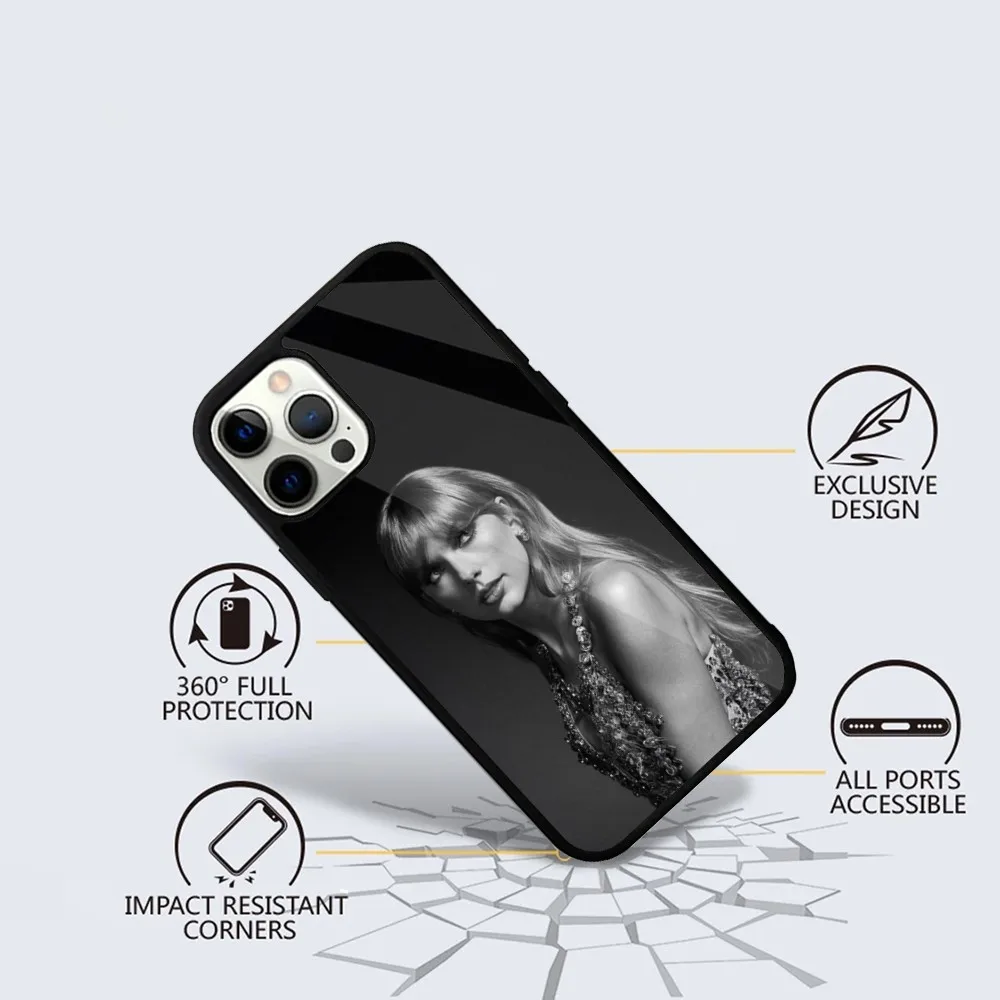 thumbnail image 1 of Funda para teléfono T-TaylorS TTPD S-SwiftS para iPhone 16, 15, 14, 13, 12, 11, Plus, Pro, Max Mini con carga inalámbrica magnética Magsafe, 1 of 4