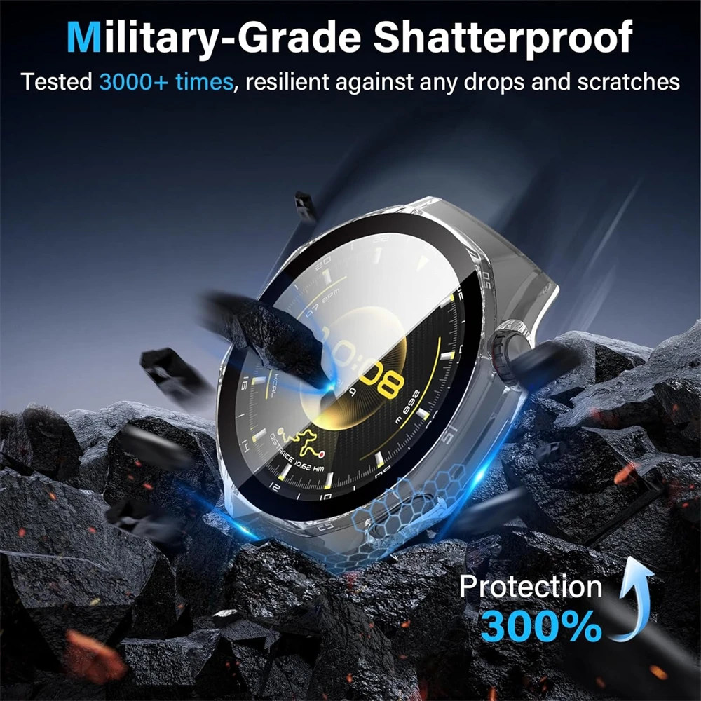 Durable Protective Glass and Bumper Set - Anti-Scratch Screen Protector and Hard PC Case