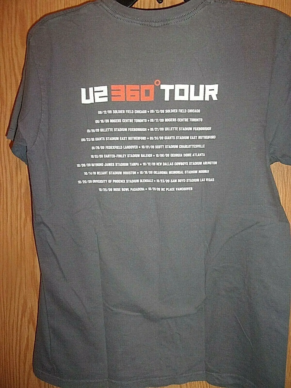 Maglietta U2 360 Tour S