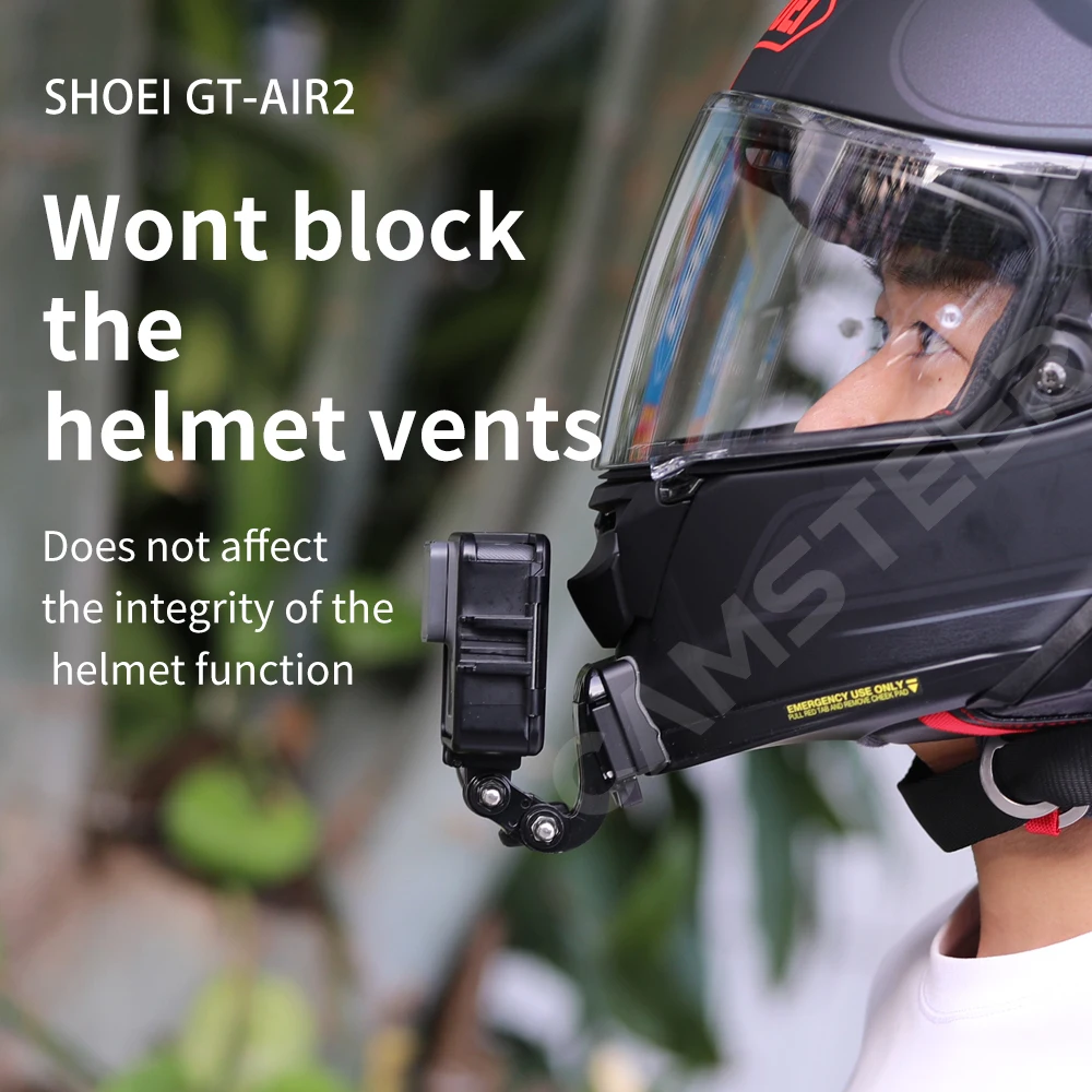 For Shoei Gt Air2 Aluminium Customized Helmet Chin Mount For GoPro  Hero12/11/10/9 Insta360 X4 X3 Ace pro DJI Action 3/4 Camera - AliExpress, image size:1000x1000