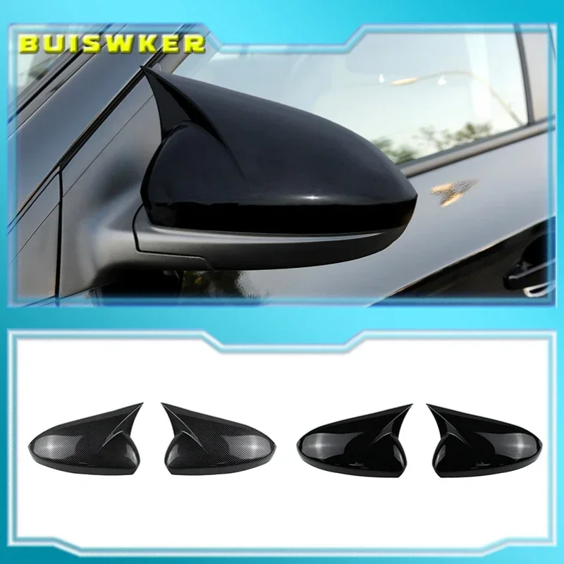 

Bat Style Mirror Cover For Chevrolet Cruze 2008 2016 car accessories 2 Pieces Cover Glossy Black Shields Exterior tuning