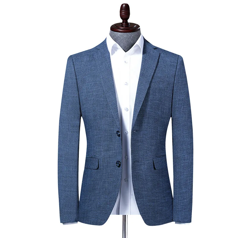 Mens Blazer Casual Suit Jackets Blazer for Men Wedding Blue Slim Fit Outwear Oversized Single Breasted Blazers Elegant Luxury Coats Korean