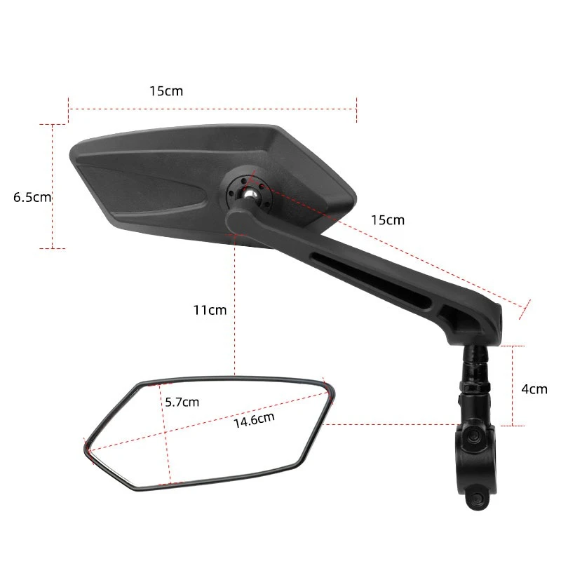 

Зеркало заднего вида для скутера, велосипеда, велосипеда