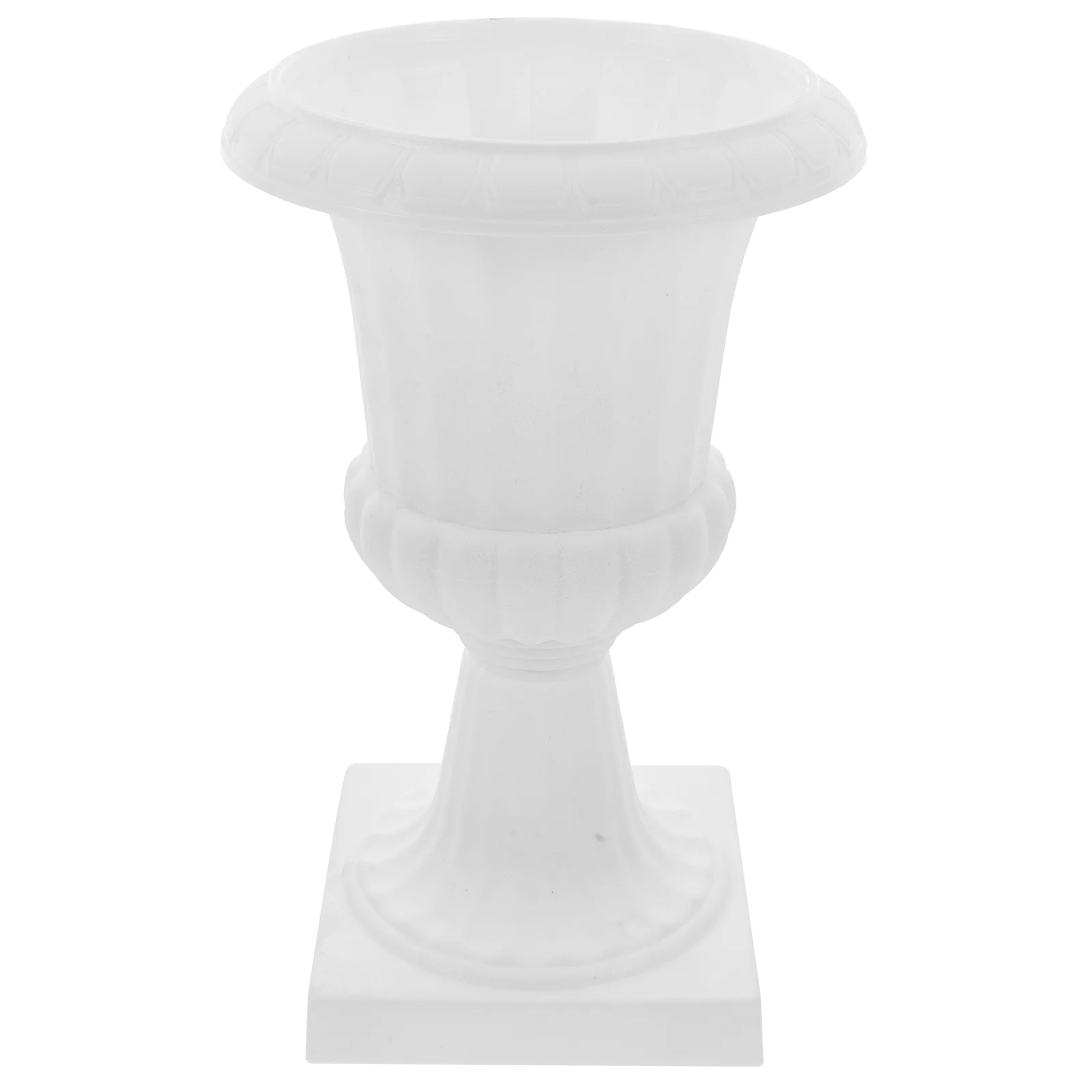 

White Indoor Planter Plastic Roman Planter Garden Succulent Container Front Porch Removable Flower Pot Wedding For Outdoor