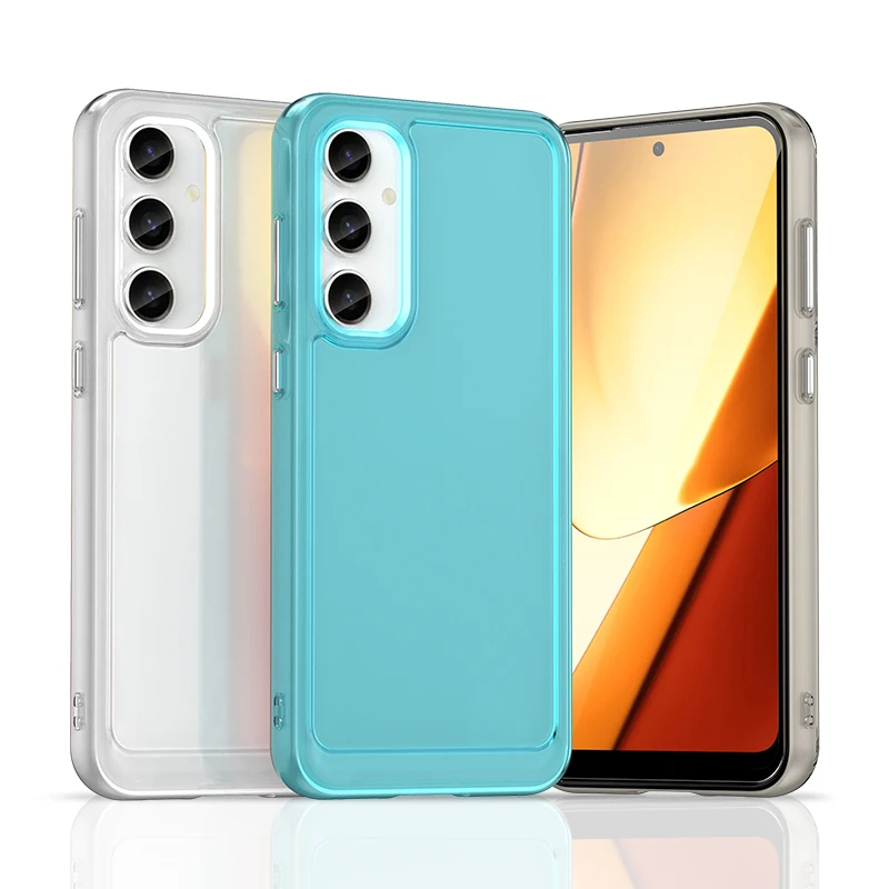 Cover Trasparente Per Samsung Galaxy S23 Fe Custodia Samsung S23 Fe Fundas Coque Soft Flessibile Tpu Paraurti Posteriore Samsung Galaxy S23 Fe