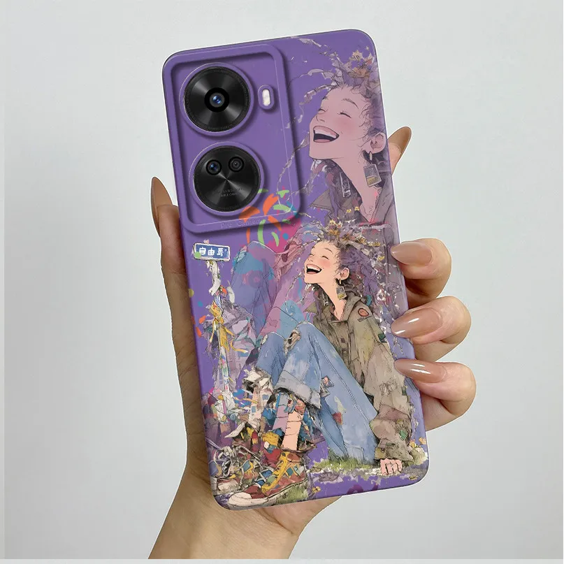 Fashionable Soft Liquid Silicone Shockproof Phone Case - Anti-Slip Protective Back Cover