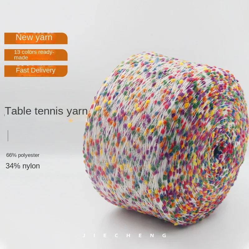 1000g/Lot Fancy Ping-Pong Yarn for Knitting Crocheting Dot Thread Crochet Sweater Scarf Croche Handknit DIY Crafts 1 Kgs(2LBS) 2