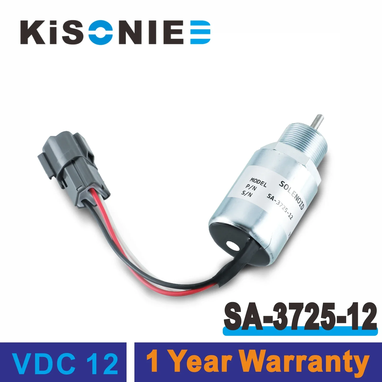 12V Fuel Shutdown Solenoid Valve - Replacement For Mitsubishi L2E L3E S3L S4L Engine & Volvo EC15 - View #10