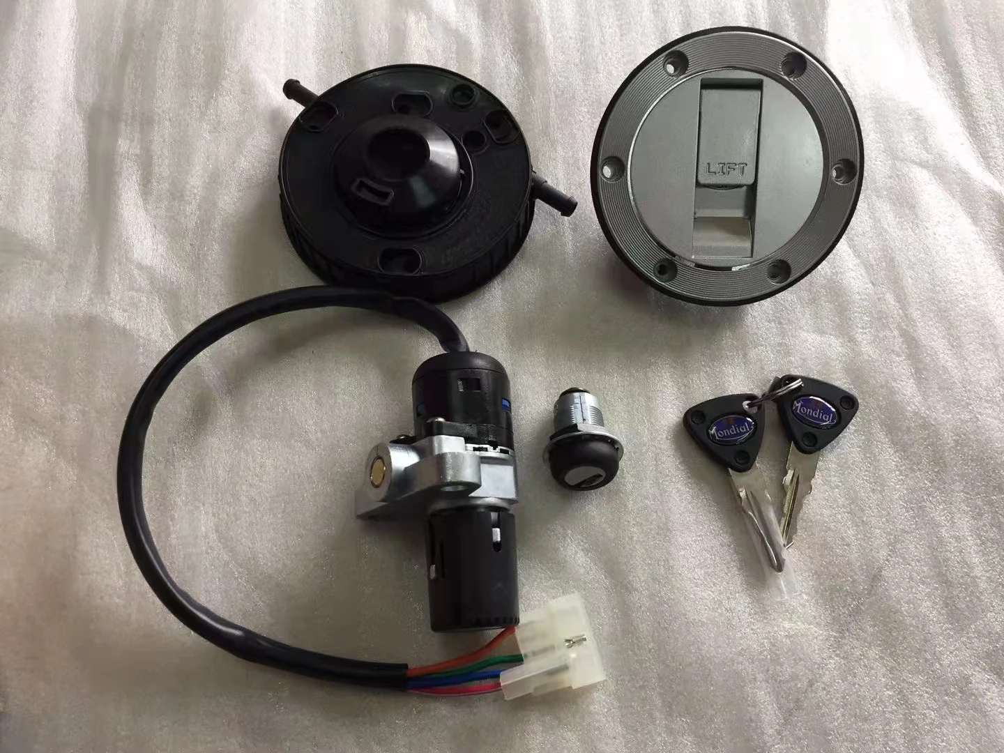 Car Lock Fuel Tank Lock Set Of Locks Key Original Factory Motorcycle Accessories For Fb Mondial Hps 125