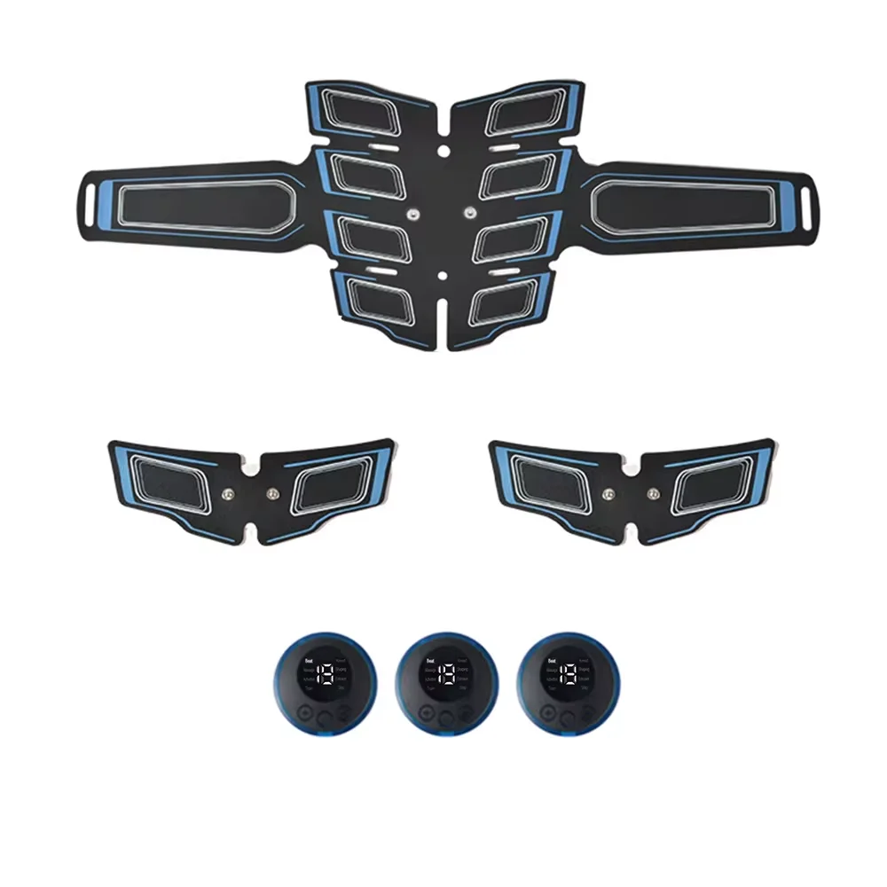 USB Rechargeable Muscle Training Massager Portable Abdominal Shaping Fitness Muscle Relaxer Fatigue Relief Massage Artifact