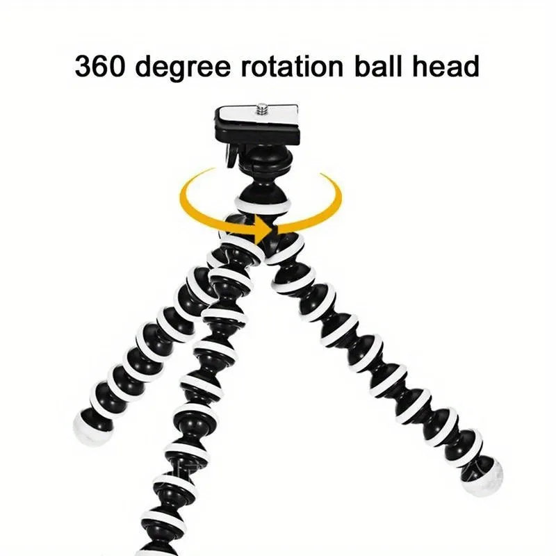 Octopus Vatile Tripod Stand Flexible Gorilla Tripod for Mobile Phone Camera Smartphone Desktop Mini Tripod with Clipers