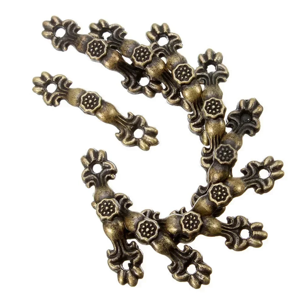 Jewelry Boxes Handles Antique Bronze Wardrobes door Handles Zinc Alloy Drawer Decorative 10 pcs