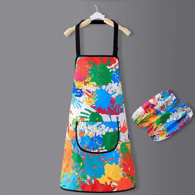 Delantal Cocina Niños Delantal De Pintura Impermeable Para Niños 7-11 Años - Con Mangas Largas Y Bolsillo, Para Arte, Manualidades Y Cocina (Naranja) Bolsillo Grande Pinceles Delantal Cocina Niños Delantal De Pintura Impermeable Para Niños 7-11 Años - Con Mangas Largas Y Bolsillo, Para Arte, Manualidades Y Cocina (Naranja) Bolsillo Grande Pinceles