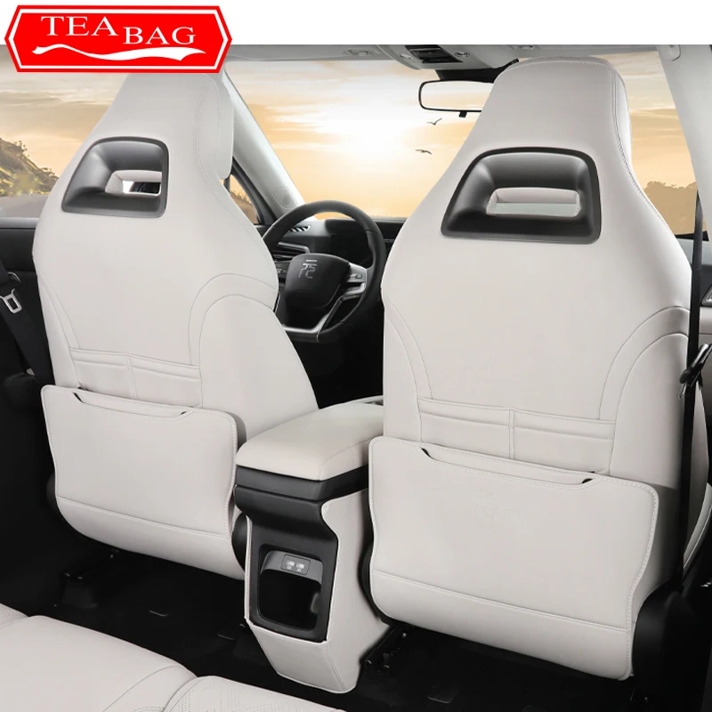BYD Yuan Pro Yuan UP EV Car Styling Rear Seat Anti-kick Mat Seat Back Dirt Protection Pad Auto Accessories car seat protector
