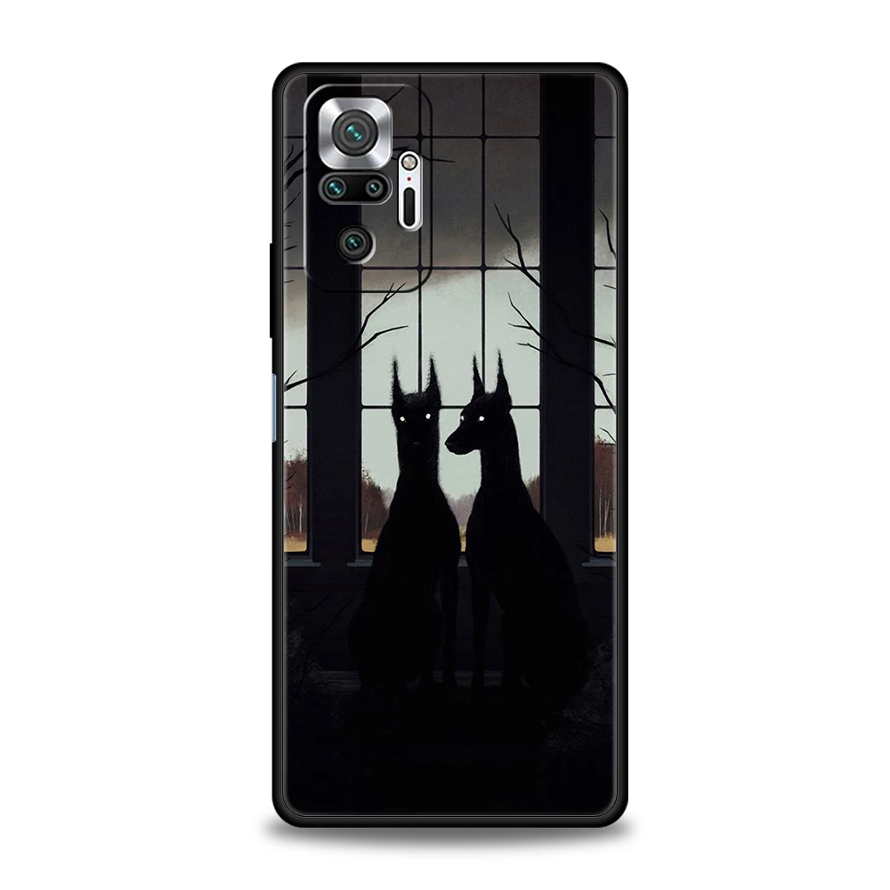 Doberman Dog Design Soft Shell Phone Case Cover