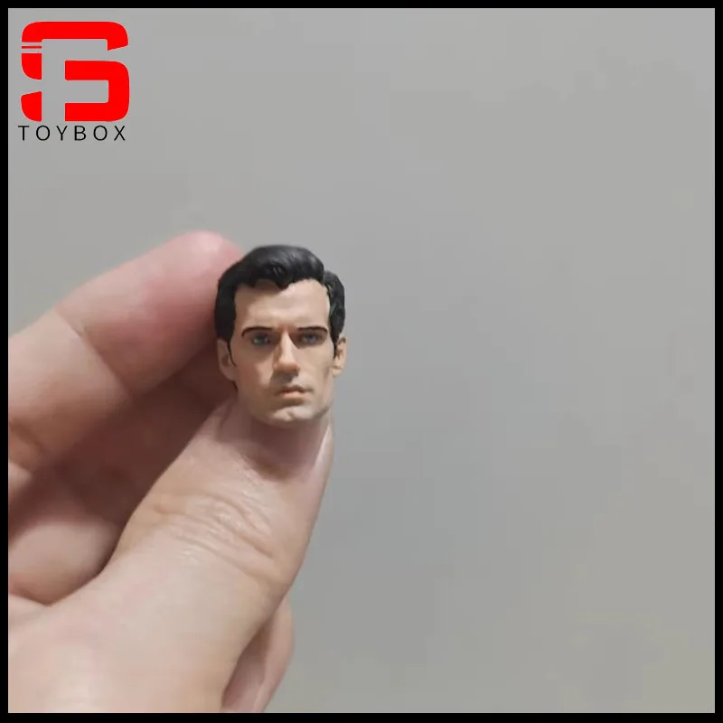 

1/12 Scale Henry Cavill Head Sculpt PVC Male Head Carving Model Fit 6'' SHF Soldier Action Figure Body Dolls