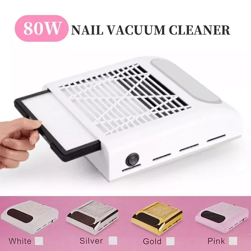 Nail Dust Collector Nail Art Tools Nail Manicure Tools Nail Manicure Accessories Nail Dust Collector Fan Vacuum Cleaner Manicure Machine Tools With Filter Strong Power