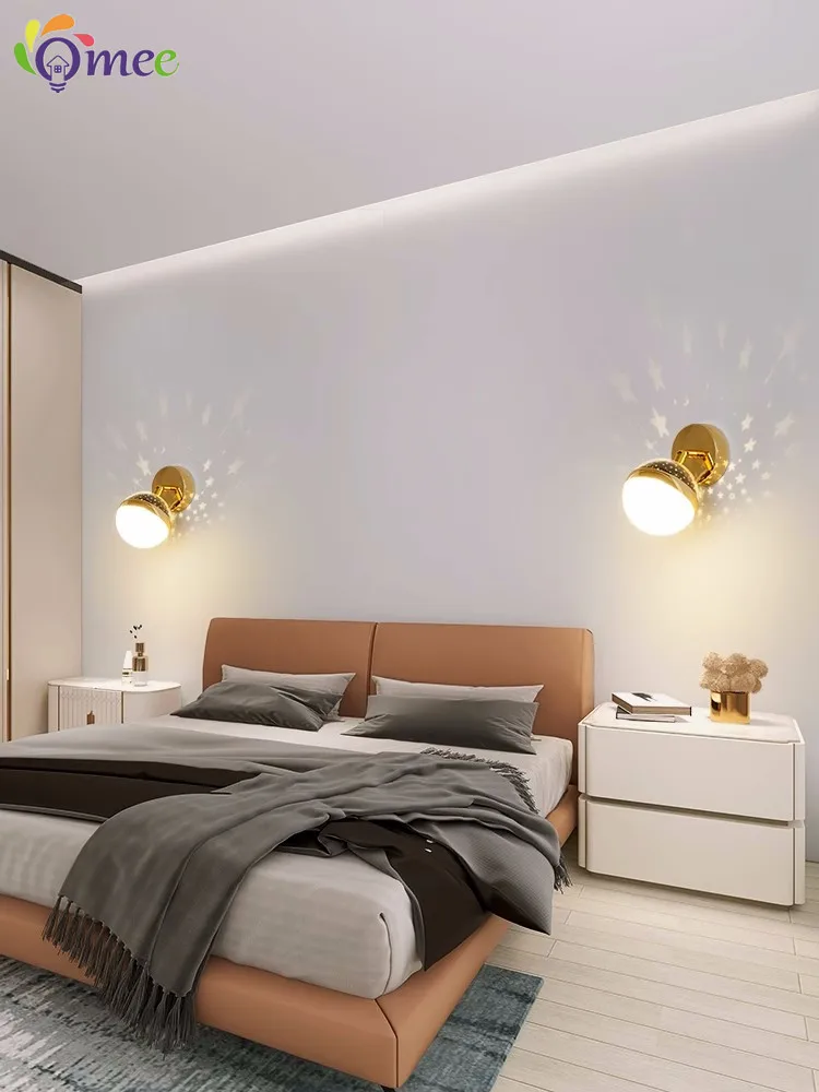 Modern Minimalist LED Wall Lamp Home Indoor Decor stars Wall Sconce For Living Room Bedroom Bedside Backgroud Light Decoration