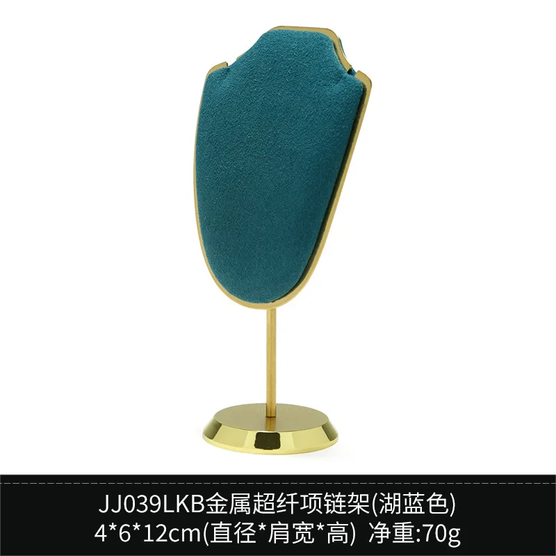 Cute Mini Necklace Display Bust Stand Black Blue Purple Jewellry Display Stand Exhibition Shelf Jewelry Photography Props