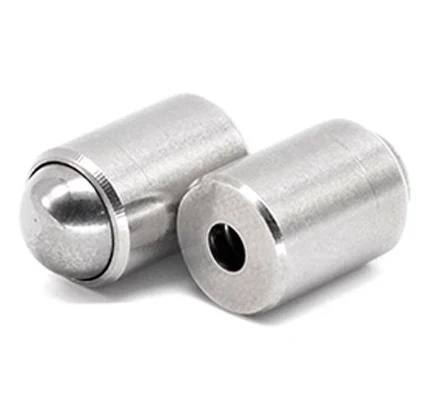 스테인리스 스틸 프레스 인 타입 PFSSN 정밀 터치 비드 탑, 와이어 웨이브 비드 포지셔닝, 고정 용수철 볼 헤드 뚜러뻥, D2  D16