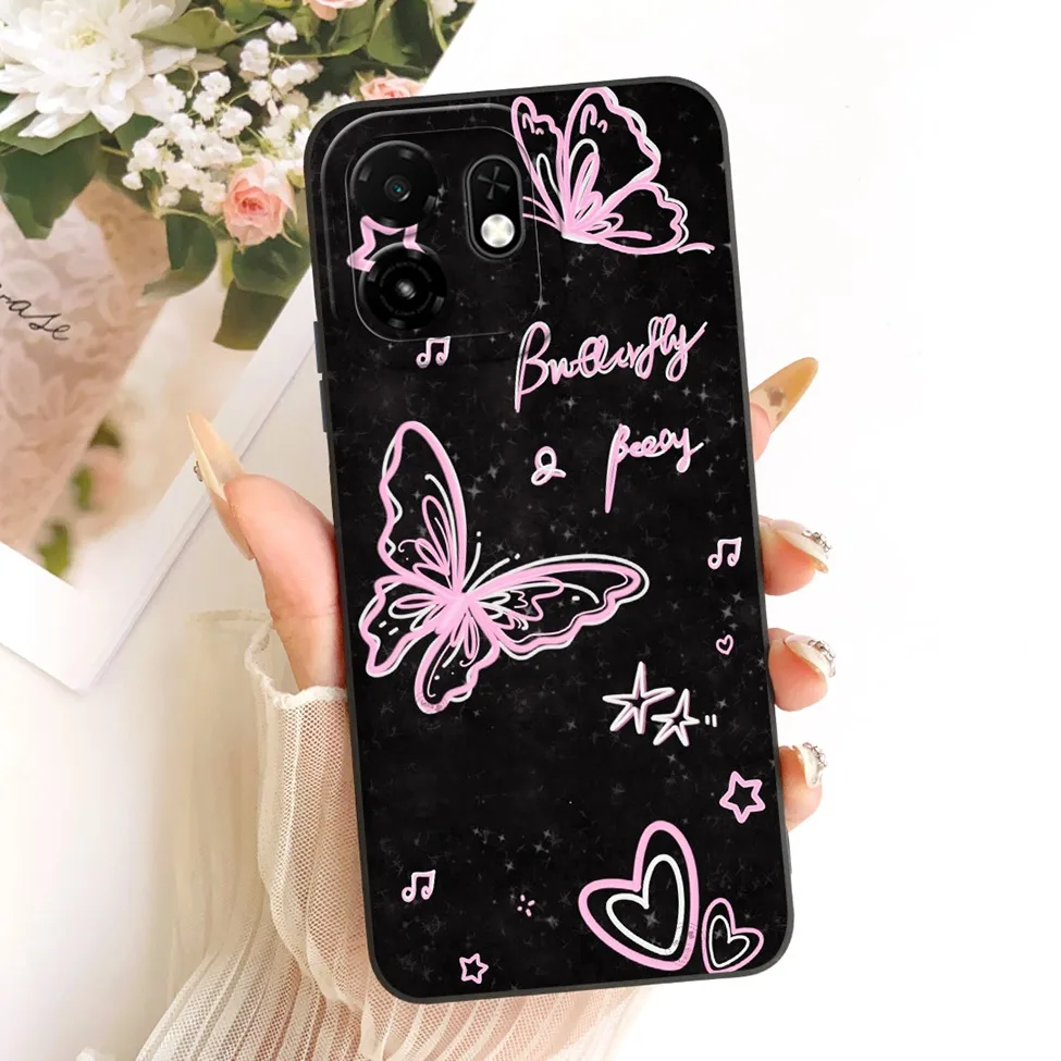 Luxury Floral Phone Case - Fashionable Silicone Cover with Cute Painted Design