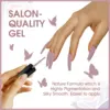 ROSALIND Gel Kit Nail Polish Set Semi Permanent Pure Colors Glitter Soak Off UV Base Top Coat Nail Art Manicure Nail Kit Gift 5