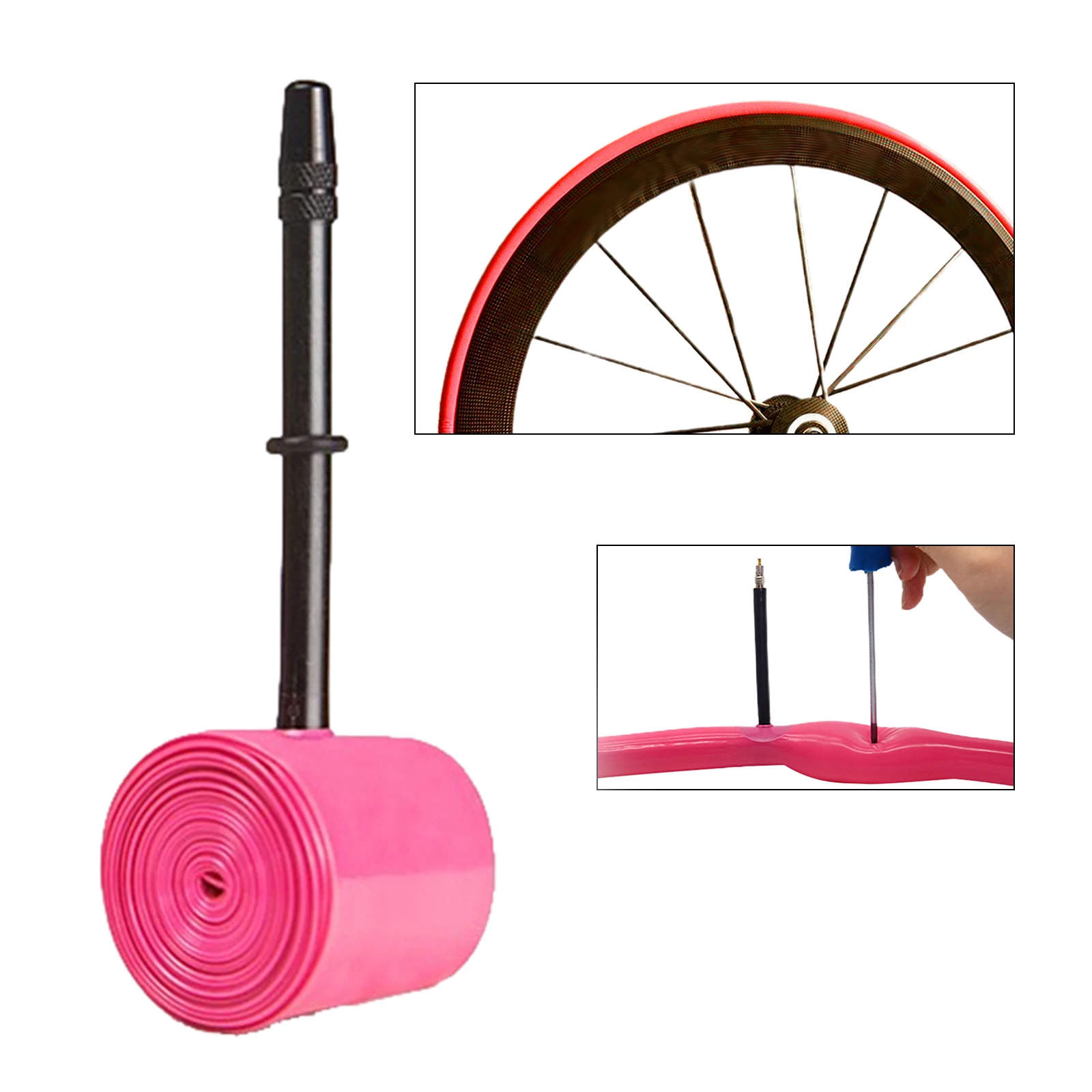 Ultralight Bike Inner Tube 20inch 451 / 406 Bicycle TPU Material Tire