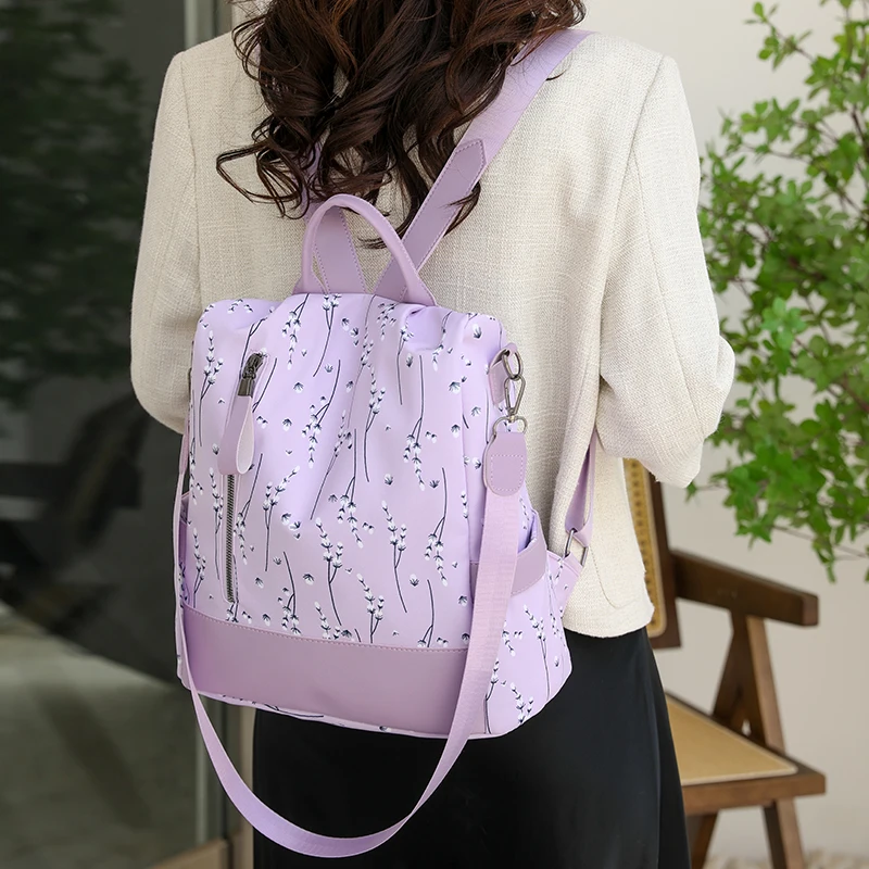 2024 Waterproof Oxford Women Backpack Anti-theft Backpacks
