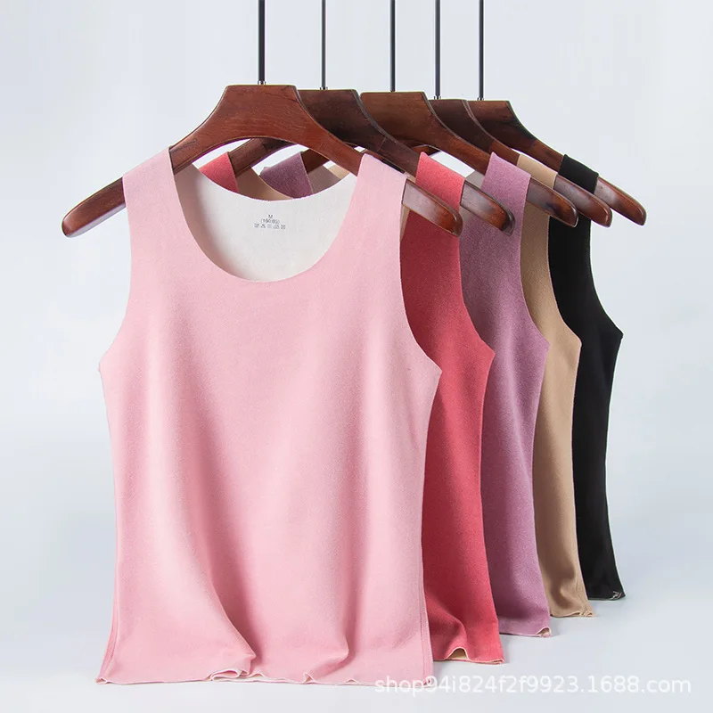 Velvet Silk Breathable Tank Tops for Women Summer