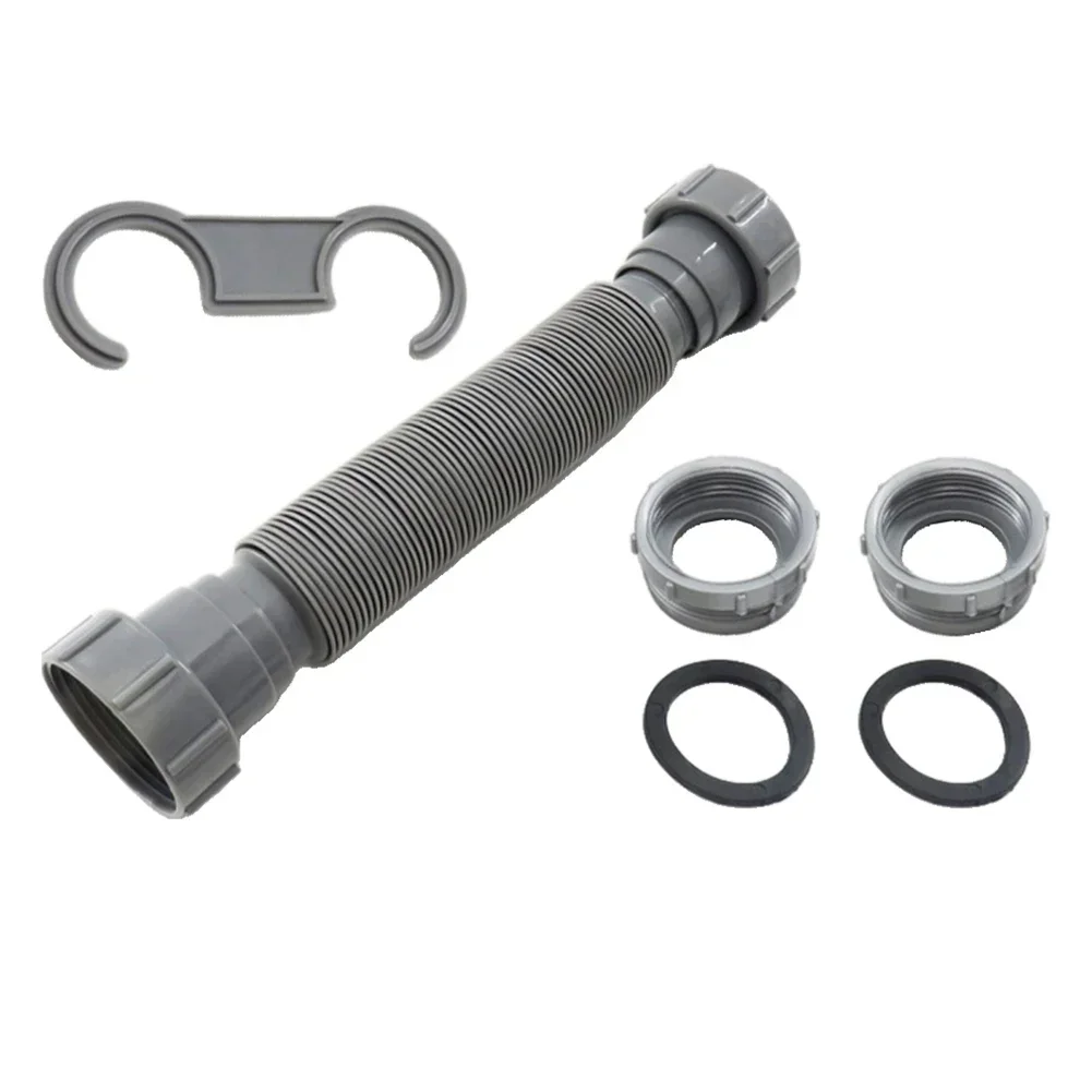 Double-Headed Pipe Sink Drain Pipe Bath Basin Drainer With 45mm Inlet Diameter Drainage Fittings Sink And Drainage