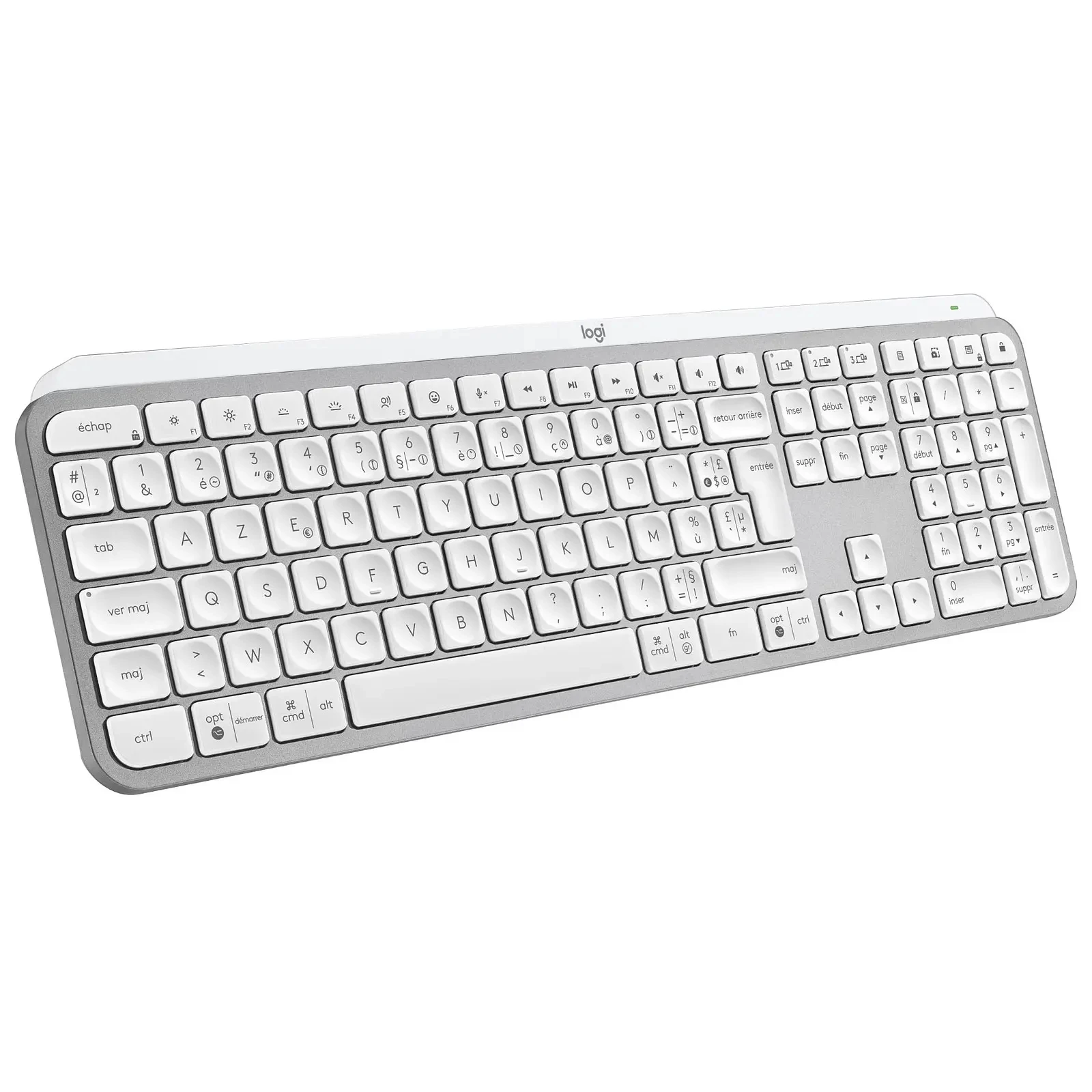 Brain Tablet Bluetooth-Gerätetastatur – Logitech MX Keys, optische kabellose Gaming-Switches, wiederaufladbar, USB, Büro