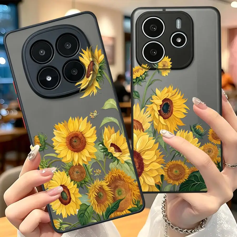 Sunflower Bloom Protective Phone Case -  Back Cover