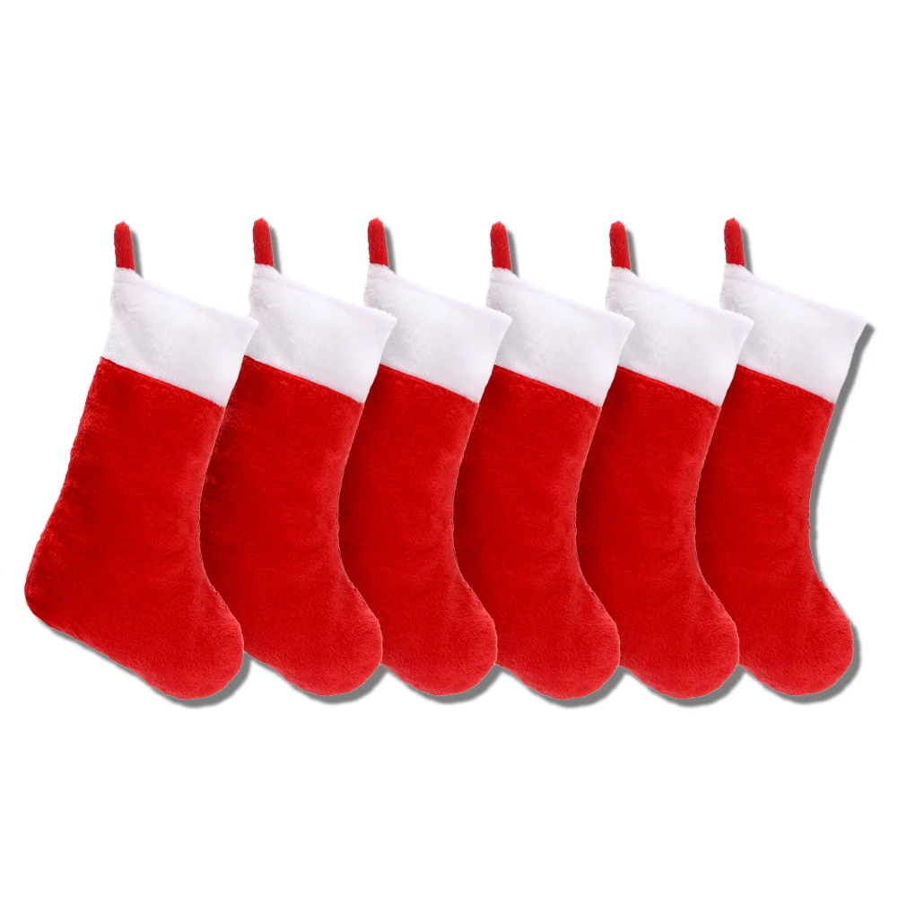 12 Weihnachtsstrümpfe Aus Sackleinen – Einfarbig Zum Selbstgestalten Mit Sublimation