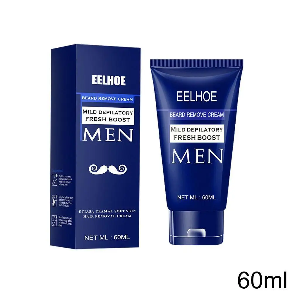 Best Professional Men Beard Hair Removal Cream Permanent Hair Growth Removal Inhibitor Spray Gentle Beard Depilatory Care Cream_voghion.com