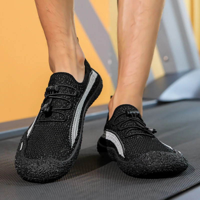 Herrenschuhe Barfuß-Strandschuhe Niedrige Mesh-Anti-Rutsch-Fitness-Sportschuhe Schnelltrocknende Bachkletterschuhe Herren-Sneaker – Detail 10