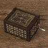 Wooden Music Box, Wooden Vintage Sculpture Hand Shake Music Box Mini Box, Birthday/Christmas/Valentine's Day Gift 4