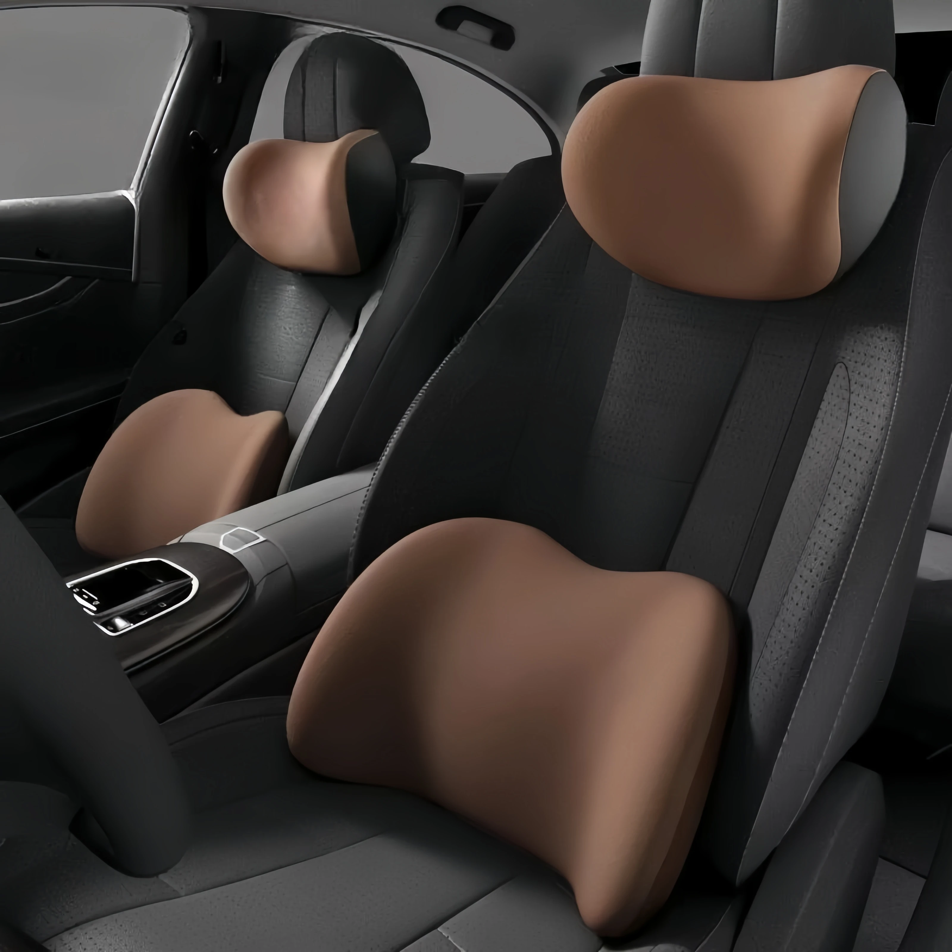 Car Headrest/Lumbar Support Car Neck Pillow Waist Cushion Driver Seat Backrest Cushion Driving Lumbar Support Waist car headrest car pillow car lumbar cushion car lumbar pillow car neck pillow lumbar support pillow