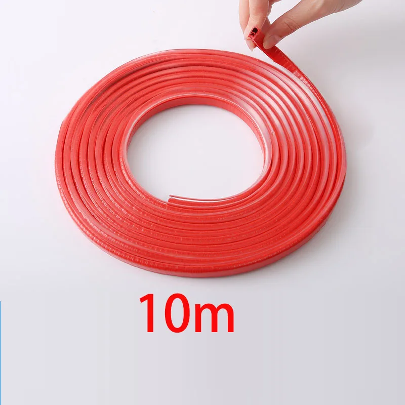 Car Door Edge Scratch Guard with Steel-Enhanced Rubber Seal