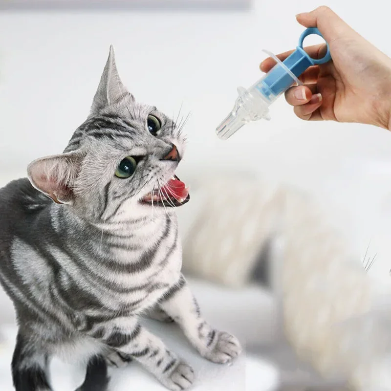 Pet Oral Syringe For Liquid And Solid Nursing Newborn Pet Feeding Tool For Kitten Puppy Cat Dog Accessories: 3 - 5 Days Free Delivery Only UK