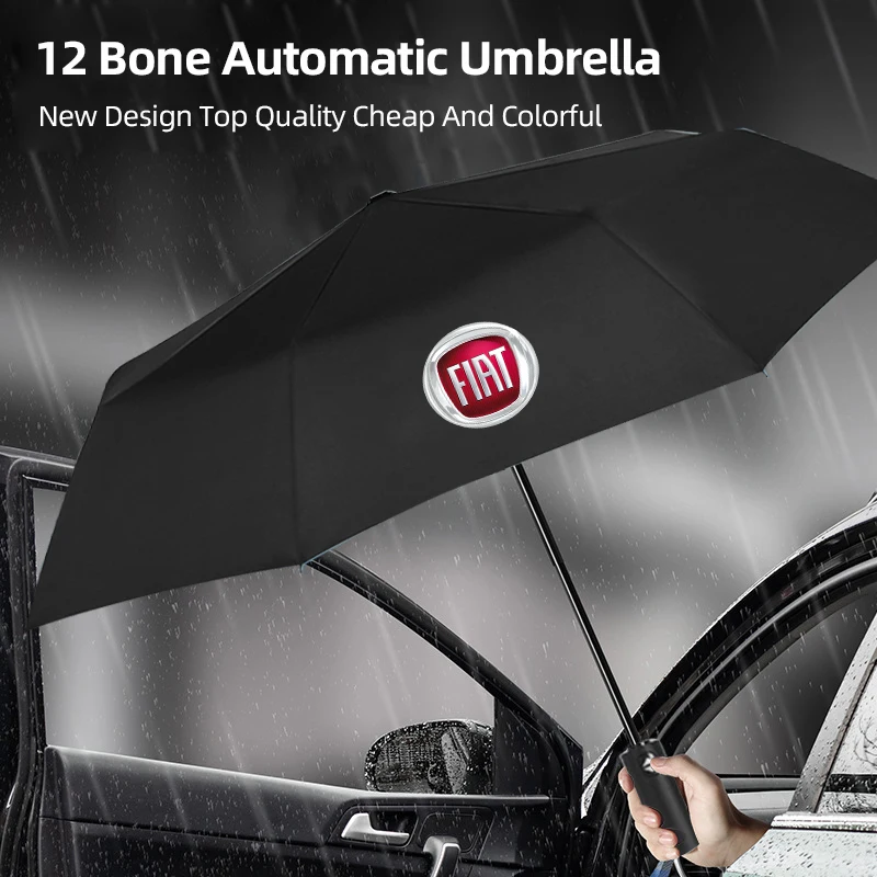 Car Accessories Portable Automatic Folding Sunshade Umbrella FIAT Grande Punto 500 Abarth Tipo Panda Ducato Freemont Doblo
