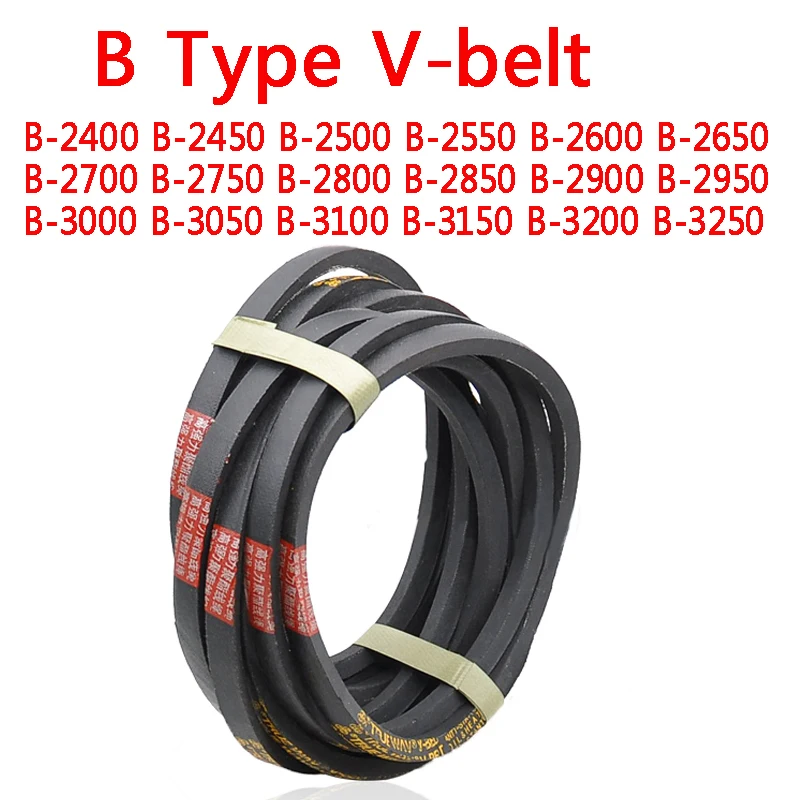 V Belt Type B Triangle Vbelt Rubber Belts B2400 B2450 B2500 B2700