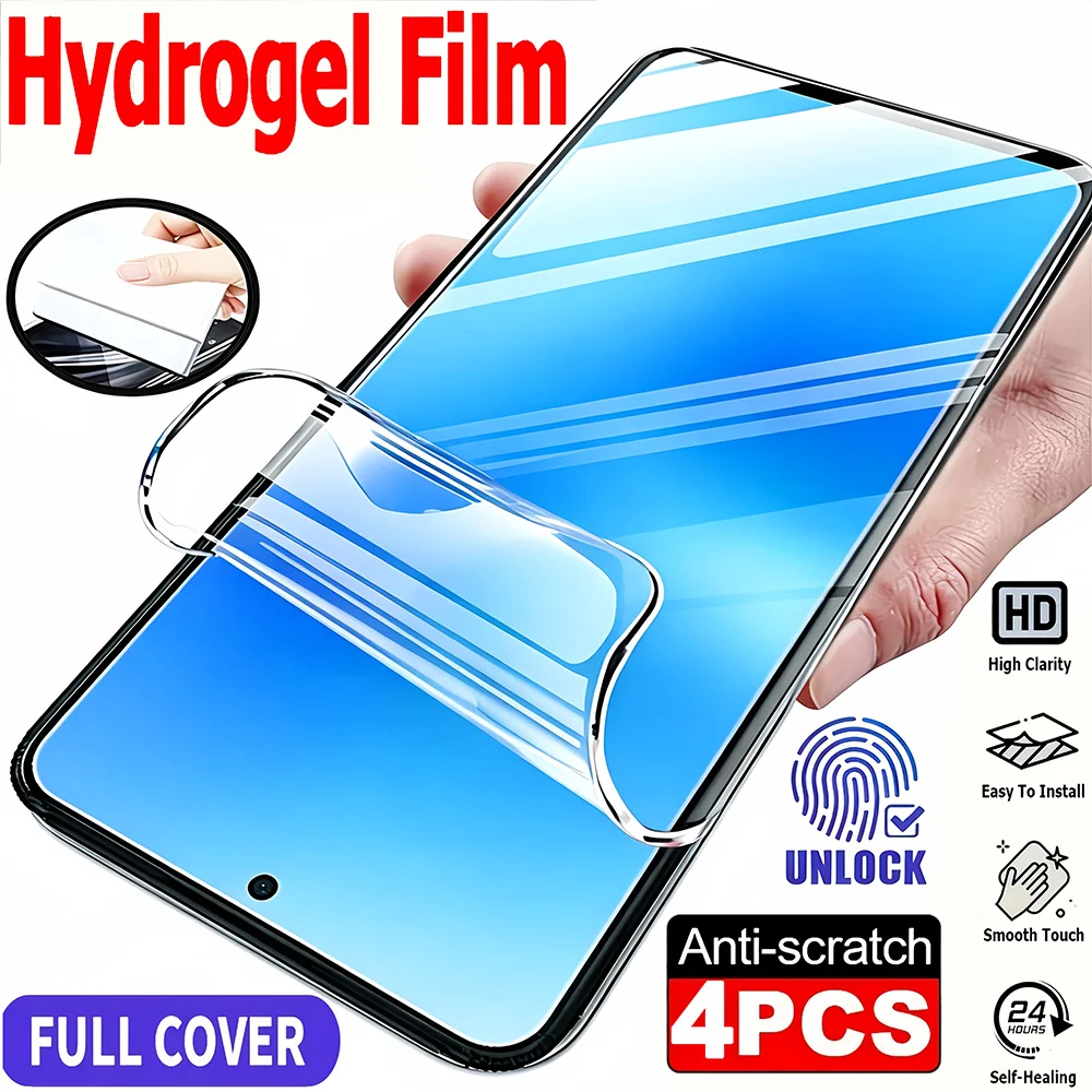 Premium Hydrogel Screen Protector Film (2-4PCS) - Universal Compatibility
