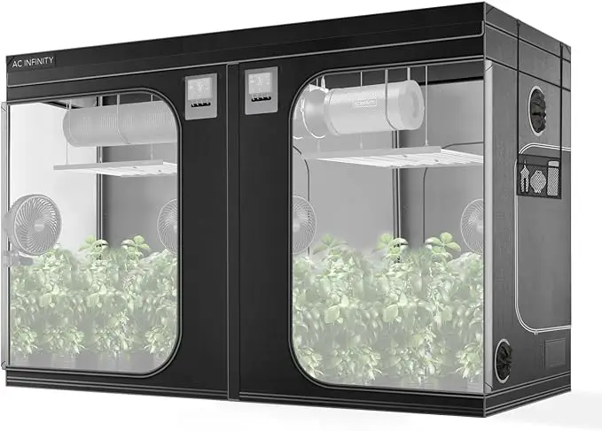 CLOUDLAB Advance Grow Tent 1 in. Poles 2000D Diamond Mylar Canvas Hydroponics Indoor Growing Thickest Highest Density