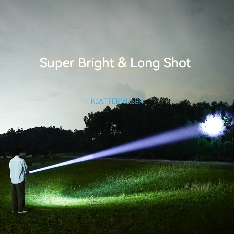 Smiling Shark SD-8110 Flashlight, Super Bright M60 LED Waterproof